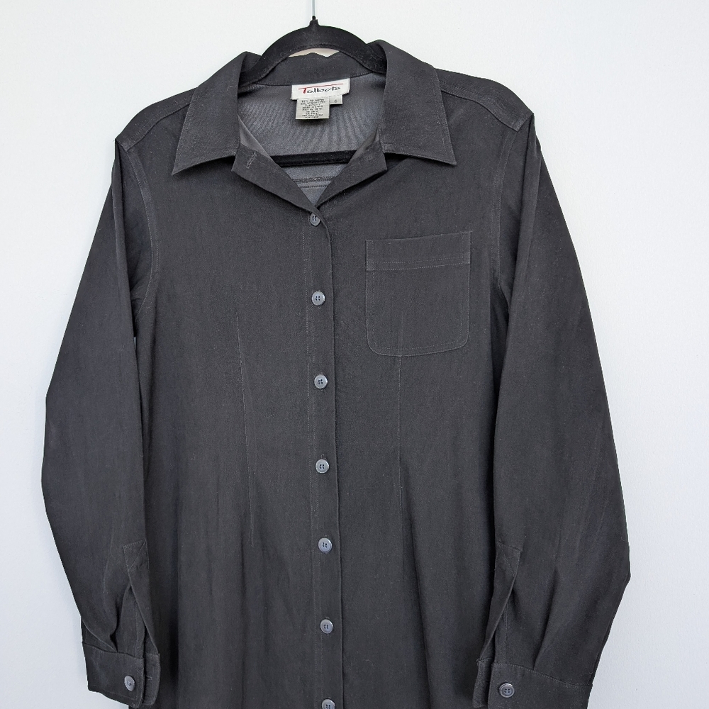 Vintage Talbots Structured Button Front Maxi Dres… - image 4